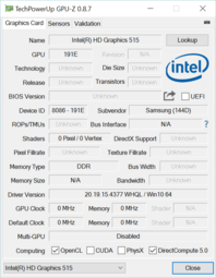 GPU information