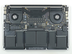 Memoria, procesador y gráfica van soldados (fuente: MBP 15 final del 2013, ifixit.com)