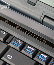 Las hot keys son áreas sensibles al tacto en una moldura encima del teclado.