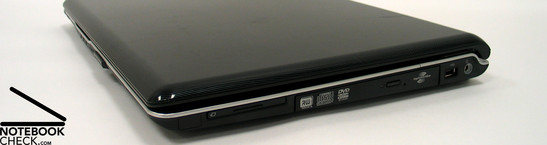 HP Pavilion dv9580eg Interfaces