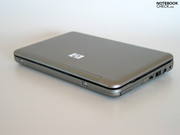 Las partes de aluminio usadas contribuyen a la elegante apariencia del mini-netbook...