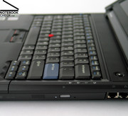 The usual strengths but also idiosyncrasies of Thinkpad keyboards are to be found with the Thinkpad SL400.