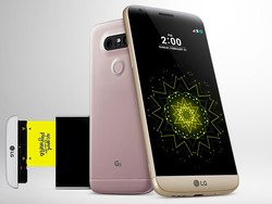El LG G5 viene en plata, titanio, rosa y oro.