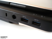 Dos puertos USB 3.0 merecen grandes elogios.