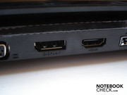 El puerto de pantalla y HDMI han sido concebidos para conectar pantallas externas