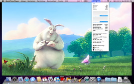 Big Buck Bunny 1080p MPEG4 Quicktime - GPU acelerado