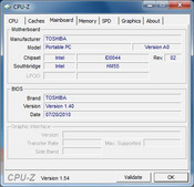 Informacion del Sistema Mainboard