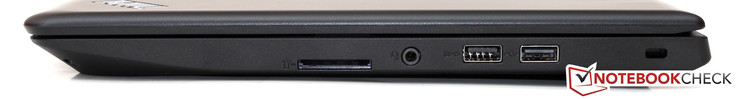 lector SD/MMC, clavija Headset, USB 3.0, USB 2.0, bloqueo Kensington