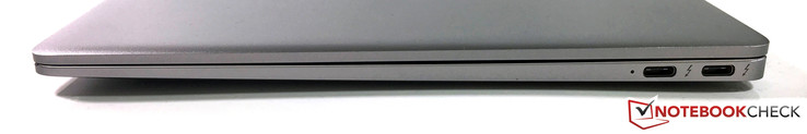 Right side: 2x USB 3.1 Type-C (Gen. 2) with Thunderbolt support