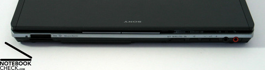 Conexiones del Sony Vaio VGN-TX5XN