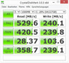 Información de sistema  CrystalDiskMark