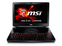 MSI GT80S 6QF Titan SLI. Modelo de pruebas cortesía de MSI Taiwan.