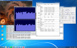 Aceleración de CPU durante Furmark y Prime95 simultáneamente (para aliviar al adaptador, la temperatura interna no es critica).