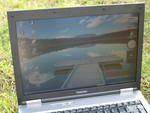 Toshiba Tecra M10 en uso en exteriores