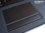 El touchpad es liso y confortablemente amplio.