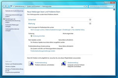 Windows 7: centro de mantenimiento, zona de mantenimiento.