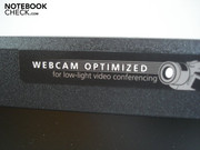 La webcam está optimizada para videoconferencias