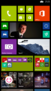 Hay mucho espacio en la pantalla de inicio del Lumia 1520.