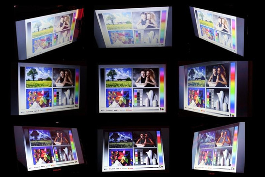 Ángulos de visión del Samsung X420 Ángulos de visión del Samsung X420