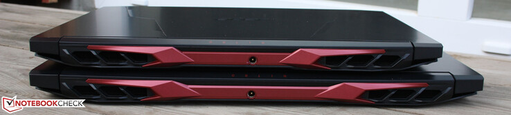 Nitro 5: son portátiles enormes en los que también se puede ver al jugador por fuera.