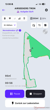 Visión general con el progreso en directo