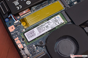 La unidad SSD interna de 2 TB M.2 NVMe (y ranura vacía)