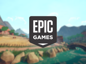 Una captura de pantalla dentro del juego con el logotipo de Epic Games encima.