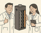 Nueva tecnología de baterías: El avance de un laboratorio surcoreano promete una mayor densidad energética y durabilidad. (Fuente de la imagen: GPT-image-1)