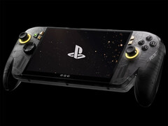 Según se informa, SharpEMU puede iniciar Astro Bot. En la imagen: la ROG Xbox Ally con la pantalla de inicio de la PS5 (editada).