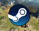Una imagen en la que se muestran el logotipo de Steam y Shadows: Awakening, que actualmente tiene un descuento del 90 %.