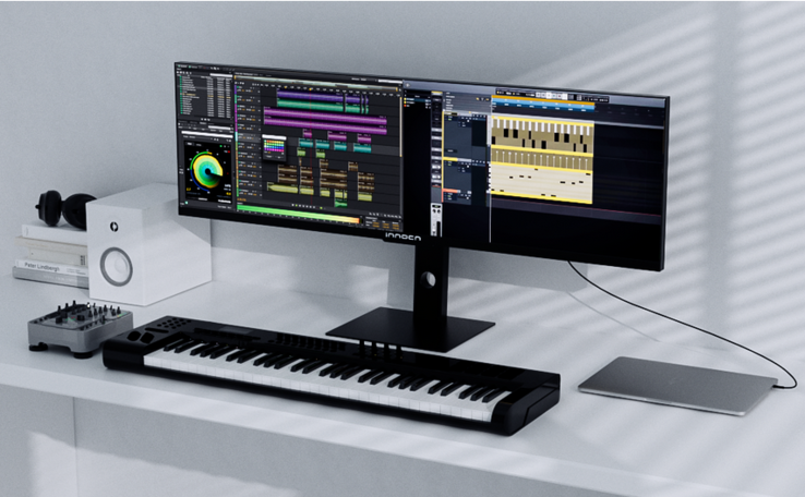 Innocn promociona el nuevo 44C1G como el monitor ultra ancho para trabajar y jugar (y todo lo demás). (Fuente: Innocn)