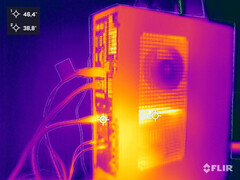 Desarrollo del calor durante la prueba de estrés (Asus ExpertCenter D9 SFF D900SC)