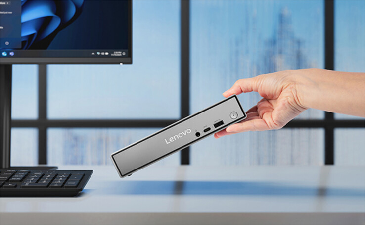El ThinkCentre Neo 50q Gen 7 mide 240 x 250 x 186 mm.