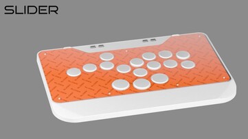 El controlador deslizante con un diseño sin palanca.