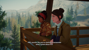 Una imagen que muestra una conversación en Lake.