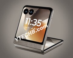 Aparentemente, el Motorola Razr 70 adopta en gran medida el diseño de su predecesor.