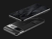 El Pixel 8 Pro tiene la pantalla del mismo tamaño que su predecesor, a diferencia del Pixel 8. (Fuente de la imagen: @OnLeaks & SmartPrix)