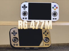 Es probable que Anbernic lance el RG477M en los dos colores mostrados antes de finales de mes. (Fuente de la imagen: Anbernic)