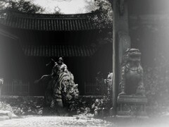 Zhong Kui del próximo juego Black Myth sobre un tigre. (Fuente de la imagen: Game Science)