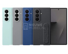 El Galaxy Z Fold7 ya puede verse en sus cuatro colores de lanzamiento a través de estas fundas first-party filtradas. (Fuente de la imagen: vía NieuweMobiel)