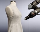 El Laboratorio de Autoensamblaje del MIT ha creado un prototipo de un método de producción de vestidos de punto 4D que garantiza un ajuste perfecto mediante calor. (Fuente: MIT Self Assembly Lab)