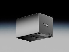 La nueva configuración del ME Pro incorpora el procesador Pentium Silver J5005. En la imagen: una representación que muestra el diseño del NAS.