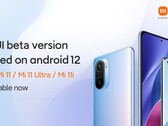 Android 12 está disponible de forma limitada para el Mi 11, Mi 11i y Mi 11 Ultra. (Fuente de la imagen: Xiaomi vía @stufflistings)