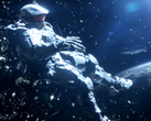 Una captura de pantalla de la secuencia final de Halo 4