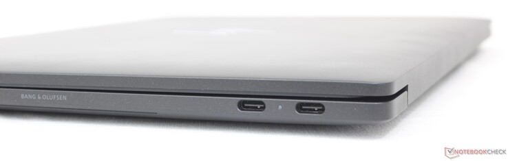 Derecha: 2x USB-A 4.0 con Thunderbolt 4 + DisplayPort + Power Delivery