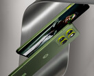 El Motorola Edge 70 en su opción de color Verde Bronce Pantone. (Fuente de la imagen: vía Evan Blass)