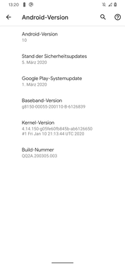 Google Pixel 4 XL software