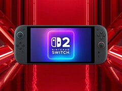 Se muestra una maqueta de la consola Switch 2 OLED