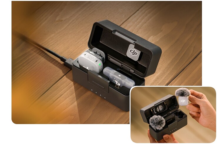 DJI Mic Mini 2 ahora le permite elegir un paquete sólo para móvil, que viene con un estuche de carga y un receptor compacto USB-C.