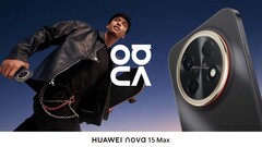 El Huawei Nova 15 Max en colorway negro
